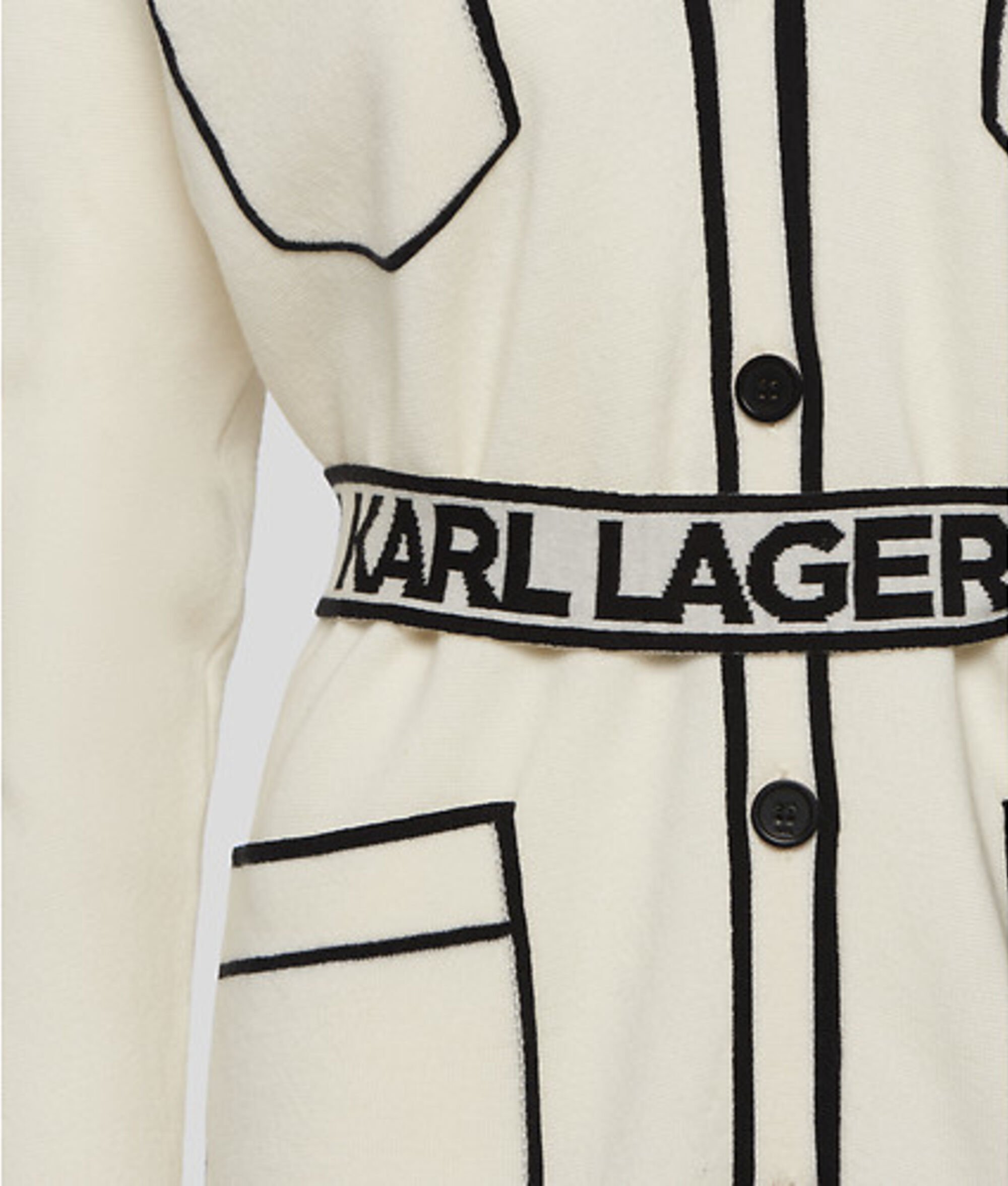 (image for) Fast KARL LOGO BELTED CARDIGAN